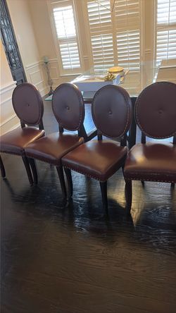 Maroon seating chairs