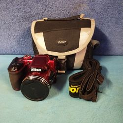 Nikon Coolpix B500 Red Digital Point & Shoot 