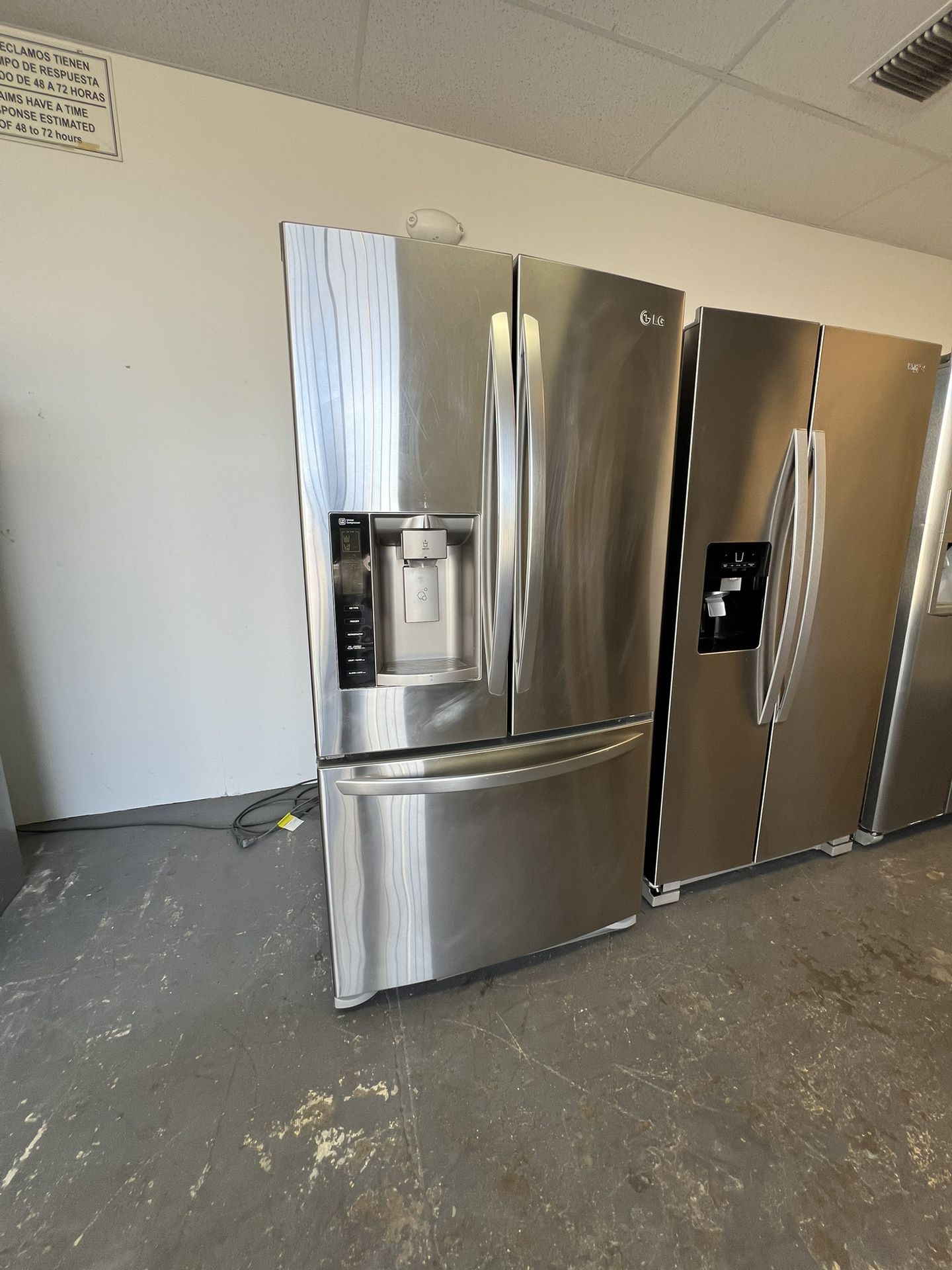 Refrigerator 3 Doors 36 “ Wide 
