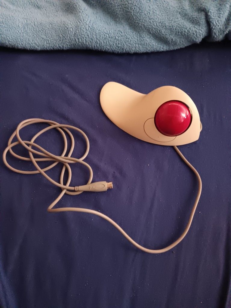 Logitech trackman marble fx t-cj12 wired mouse