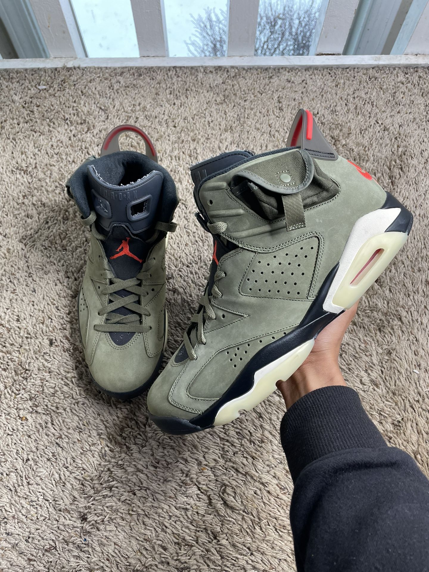 2019 Travis Scott x Air Jordan 6 Retro Olive