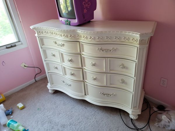Disney Princess Collection Matching Dresser And Mirror For Sale In