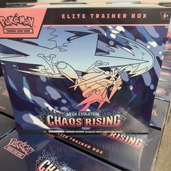 Pokemon Trading Card Game Chaos Rising Elite Trainer Box BULK Sealed TCG ETB
