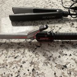 Hair Straightener & Hot Iron Curler