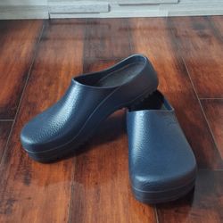 Birkenstock Profi Birki Navy Slip Resistant Work Clogs EU 45 US 12