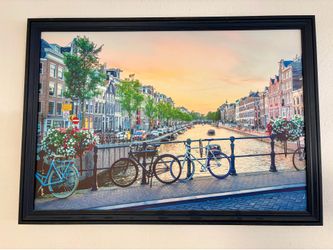 Framed Amsterdam Canvas