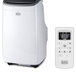 BLACK+DECKER 10,000 BTU Portable Air Conditioner up to 450 Sq.Ft. with Remote Control,White