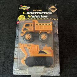 2002 Sunoco Construction Vehicles Friction-Powered Excavator & Dump Truck 