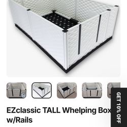 EZclassic TALL Whelping Box w/Rails EZclassic TALL Whelping Box w/Rails EZclassic TALL Whelping Box w/Rails EZclassic TALL Whelping Box w/Rails EZclas