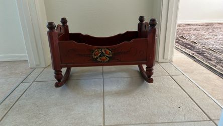 Solid Wood Doll Cradle