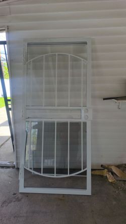 Used storm door