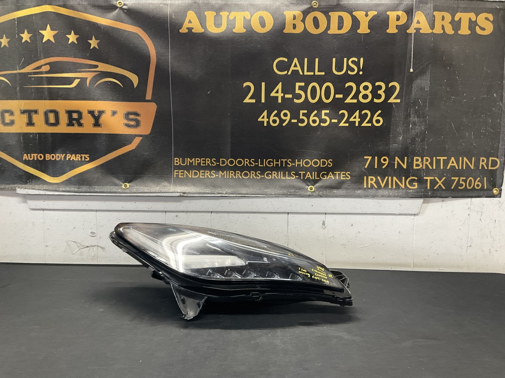 CHEVY CORVETTE 2014-2019 LH HEADLIGHT OEM