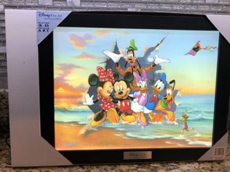 Mickey Mouse and the Gang Disney Officially Licensed 3D LED Collector Frame Sign