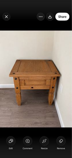 Rustic Wooden Desk / Side Table