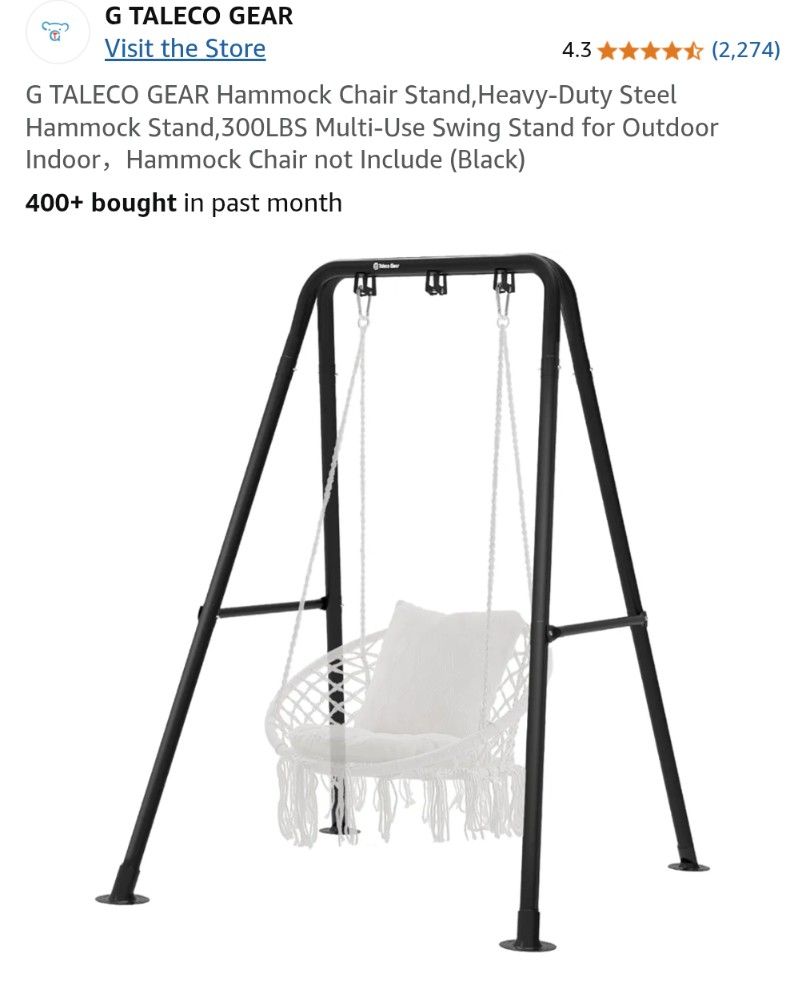 $50 - Gently Used Heavy-Duty Steel Hammock Stand