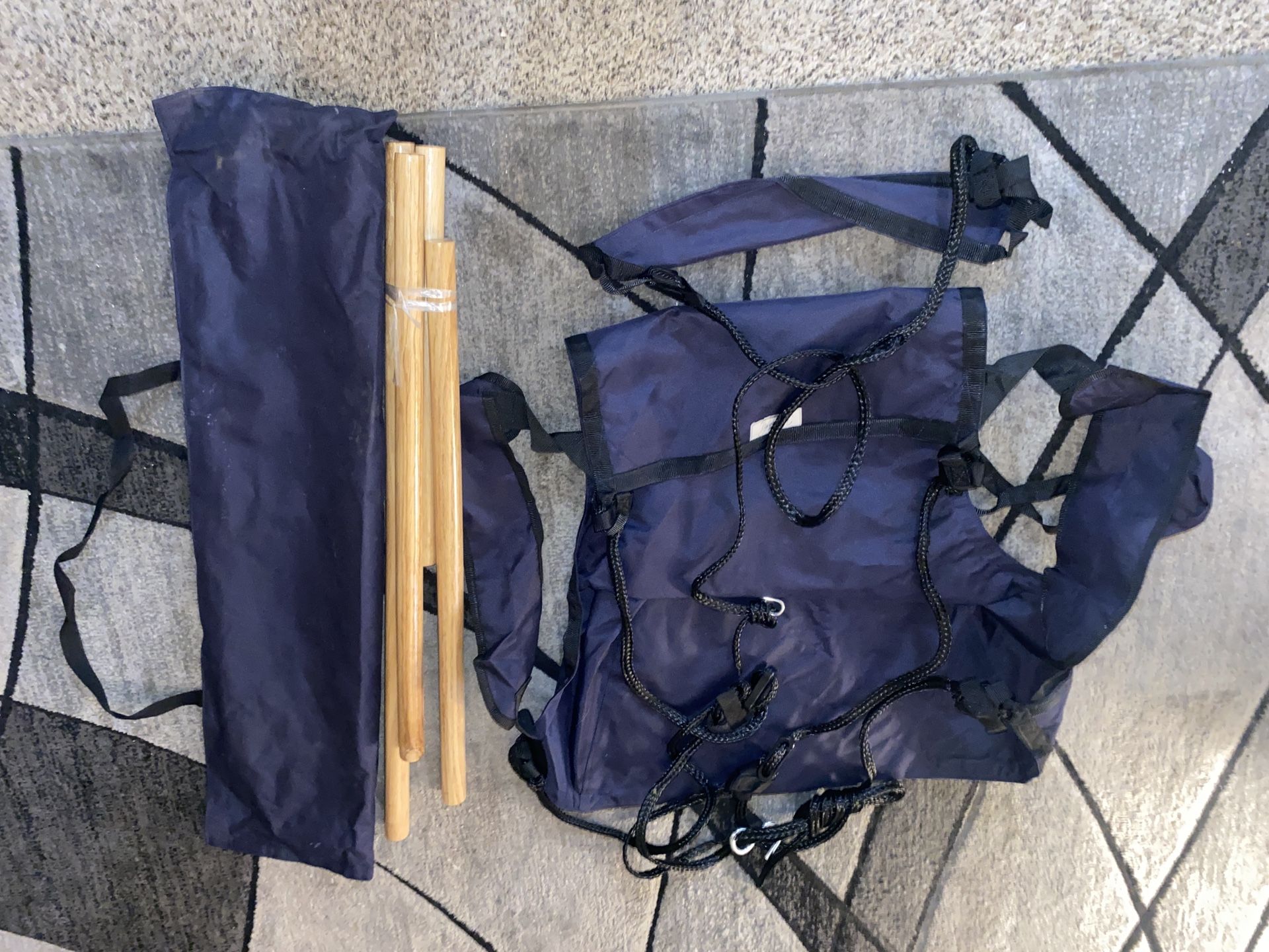 On the go swinging Chair