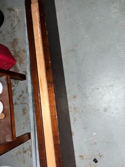Wood bed frame queen size