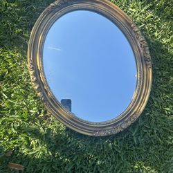 Vintage Gold Mirror 