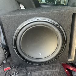 12 Inch JL Audio W3 Sub In A Ported Box