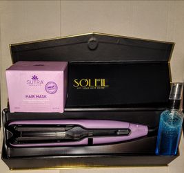 BRAND NEW Soleil Flat Iron, Sutra Hair Mask & Keratin Complex Bundle (Over $500 Value!)