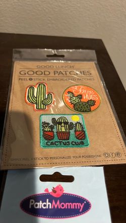 Peel and stick/ iron on patches