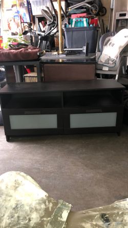 Entertainment Center With 2 Drawers 