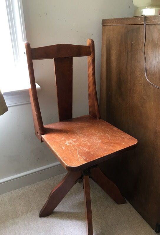 Small wooden chair antique
