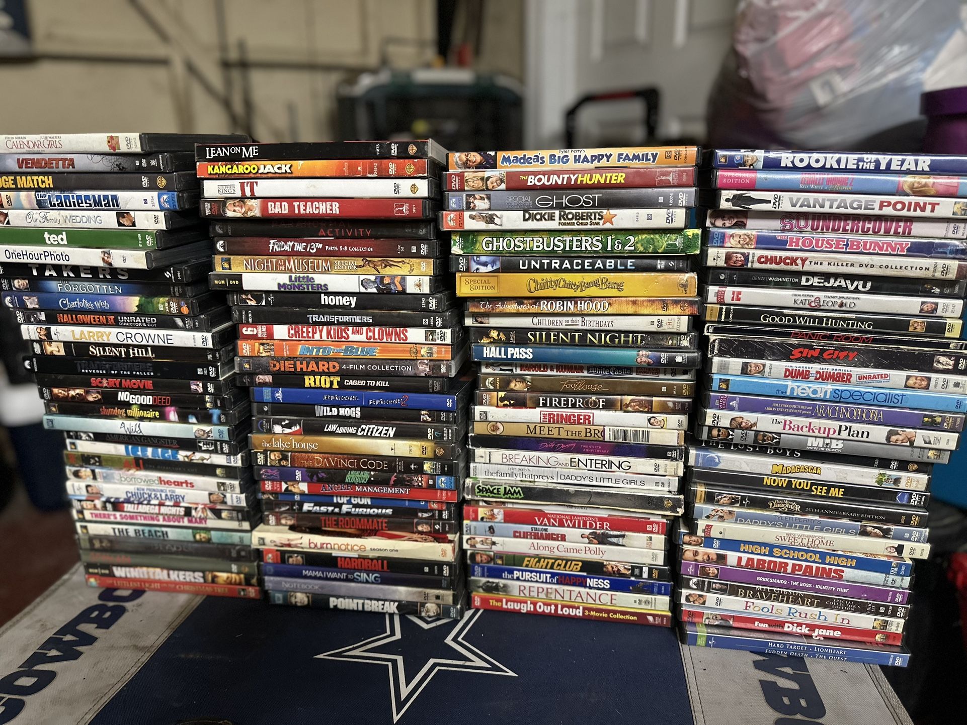Lot Of DVD’s. 192 Total, All In There Case. 