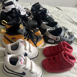 Toddler Boy Shoes Nike,Jordan, Croc