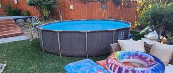 15ft by 48" above ground pool. Used