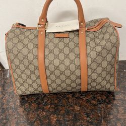 Gucci GG Supreme Boston Bag