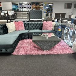 Gorgeous Grey Tufted Sofa Sectional Now Only 1499 (don’t Miss Out Limited Stock)!