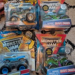 Hot Wheels and Spin master 1:64 Diecast Grave Diggers