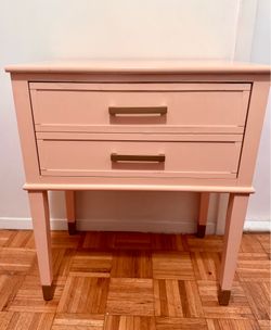 CosmoLiving, Westerleigh End Table, Pale Pink