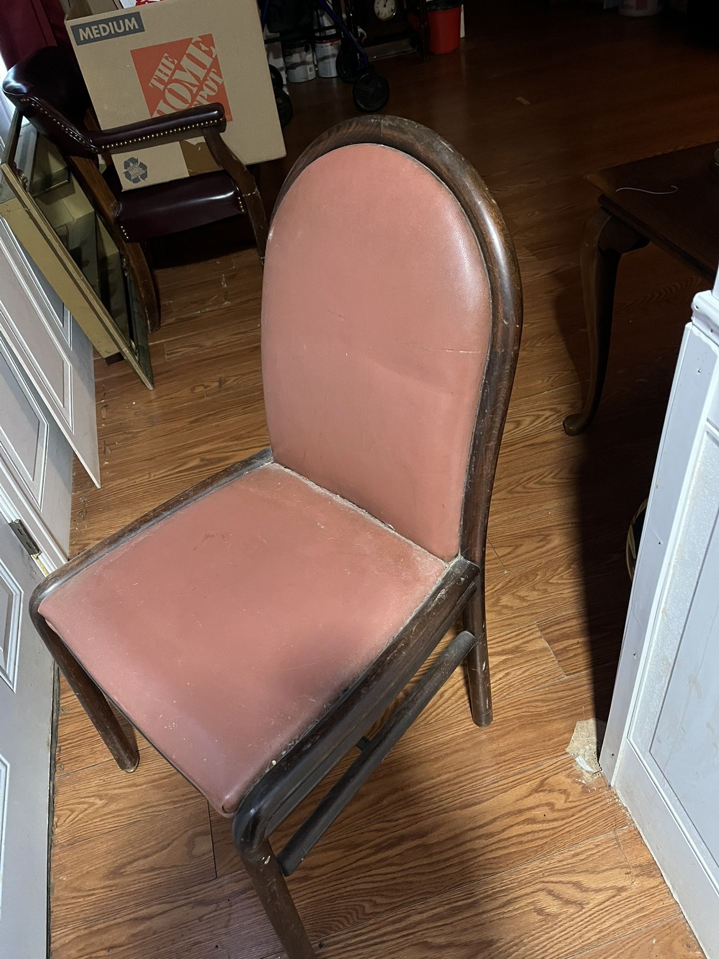 $20-Wood Chair Straight Back