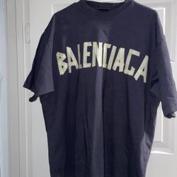 Balenciaga Tape Tee Shirt Sz Large 