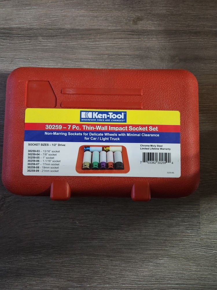 Thin Wall Impact Sockets Ken Tools