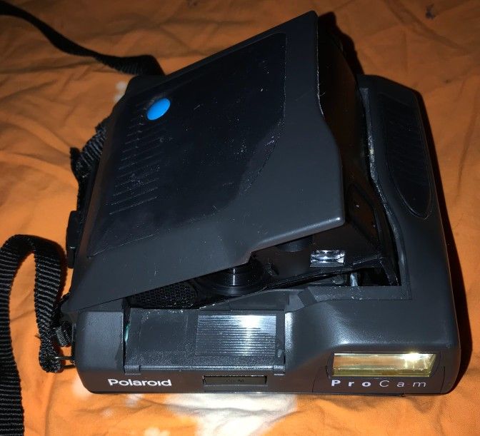 Vintage 1980s Polaroid ProCam Camera with Strap - Camera Only -Very Nice !!