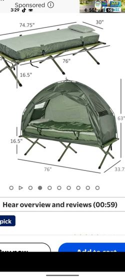 Camping cot