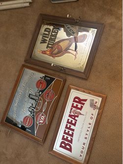 Vintage advertising Bar Mirrors