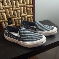 Converse Jack Purcell Striped Slip ons. Size M4 / W5.5 