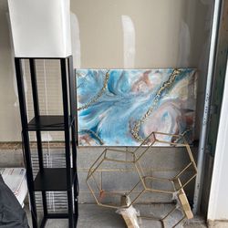 Home Accessories Chair & Canvas left- Excellent Condition! 