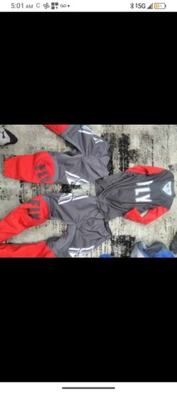 Fly Racing F-16 Youth Motocross Jersey with two pairs of pants size 20 & 24