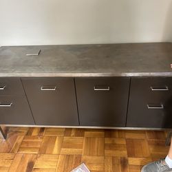Metal mid century dresser