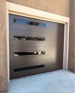 Modern Garage Door with Windows