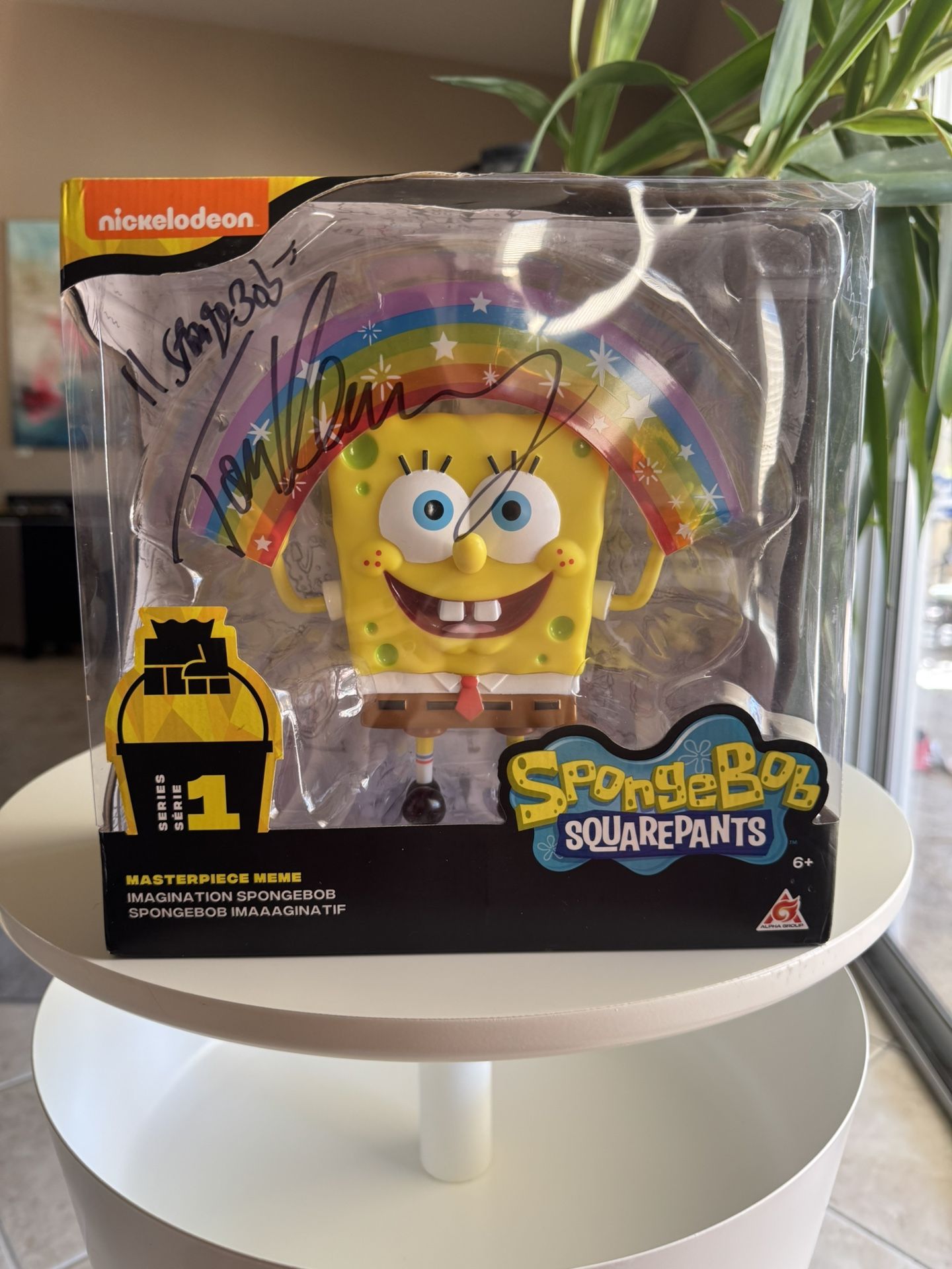 Tom Kenny Signature!! SpongeBob Squarepants Masterpiece Meme Series 1