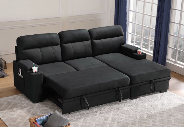 Sleeper Sofa With CupHolder //Financing Available