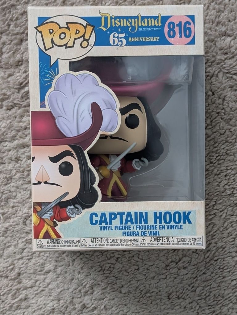 Funko Pop Captain Hook #816