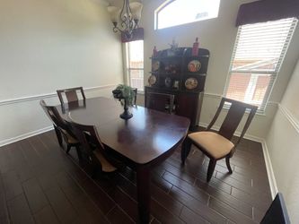 Dining table and China cabinet