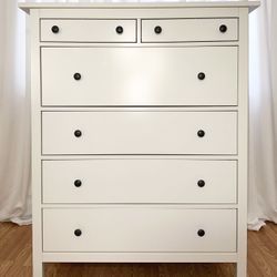 IKEA HEMNES Glossy White 6-Drawer Chest ‼️